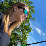MAHI Fishing Sunglasses - Dark Gun Blue Mirror